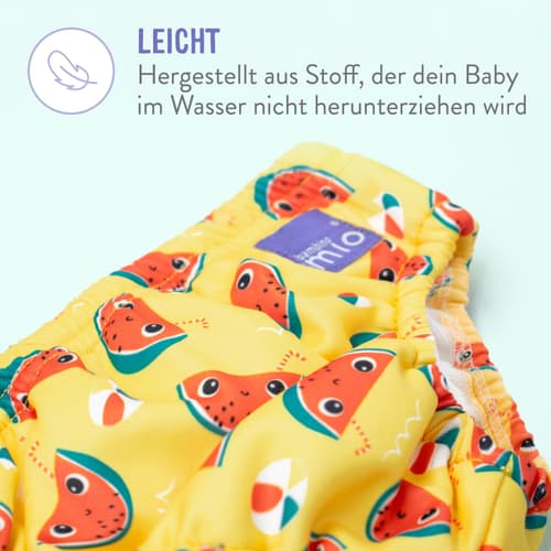 Bambino Mio Wiederverwendbare Schwimmwindel, Walfisch, Gr. L (1-2 Jahre)