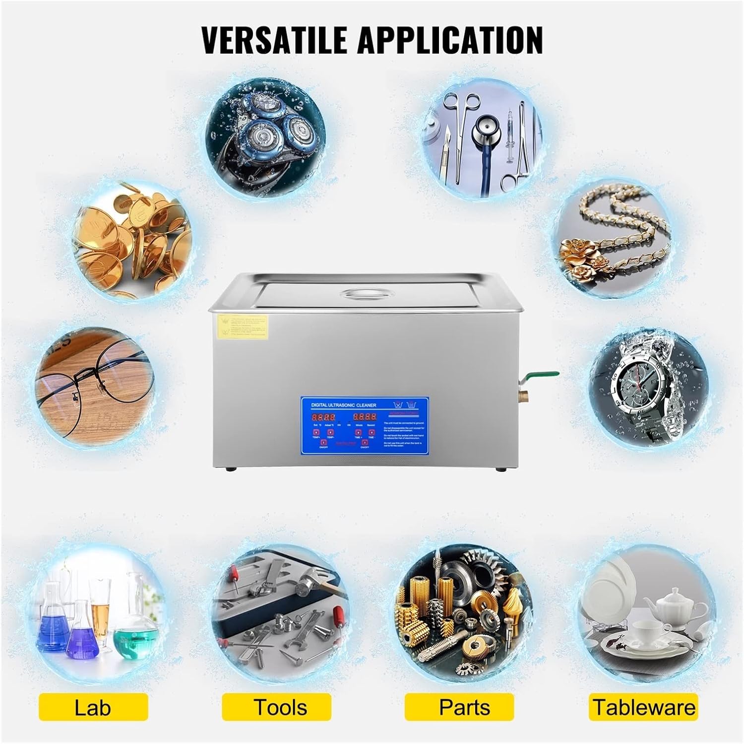 1.3L 2L 3L 6L 10L 15L 22L 30L Ultraschallreiniger Lave-Dishes Tragbare Waschmaschine Geschirrspüler Ultraschall Haushaltsgeräte einfach zu bedienen(1.3L)