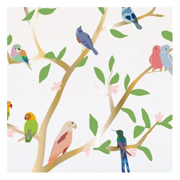 MIMI'lou Sticker géant avec oiseaux