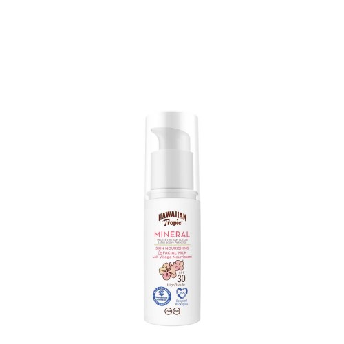 Hawaiian Tropic Mineral Leite Facial SPF30 50ml