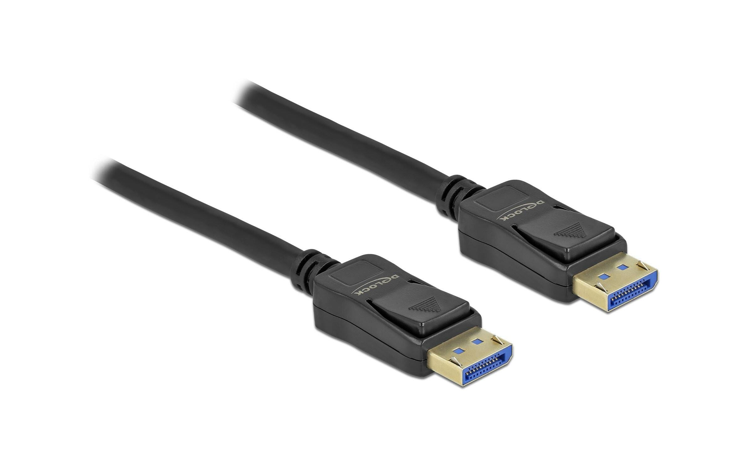 Kabel 10K 60Hz, 54Gbps DisplayPort - DisplayPort, 2 mDelock DisplayPort Kabel 10K 60 Hz 54 Gbps 2 m