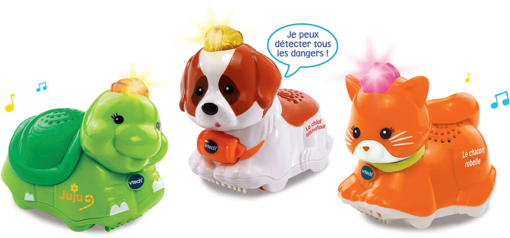 COFFRET TRIO ANIMAUX DOMESTIQUE - TUT TUT ANIMO