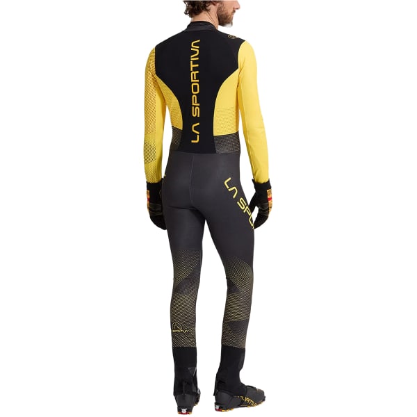 Pantalon ski de randonnée LA SPORTIVA STRATOS VI RACING SUIT BLACK/YELLOW