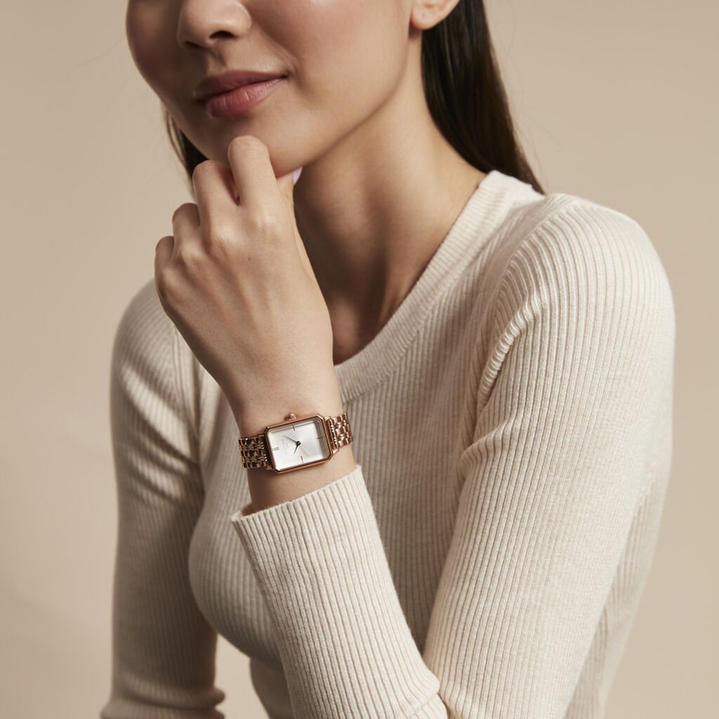 Montre Rosefield Octagon Blanc