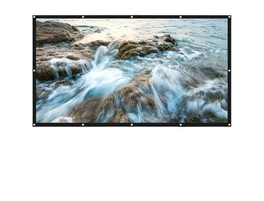YONIS - Ecran de projection pliable hd anti-lumière 133 pouces 16:...