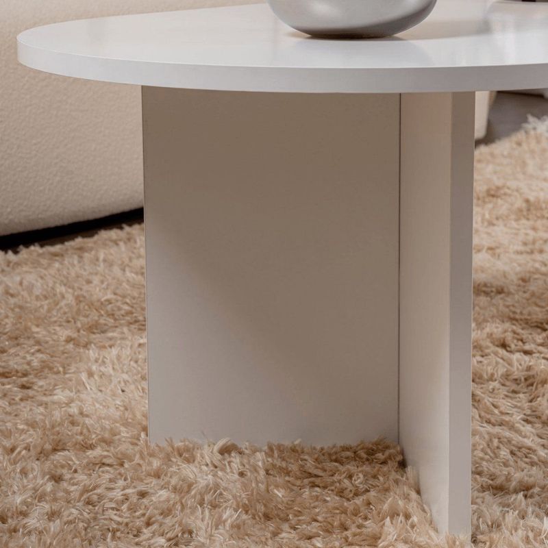 Salontafel - Wit - Melamine Gecoate Deeltjesbord