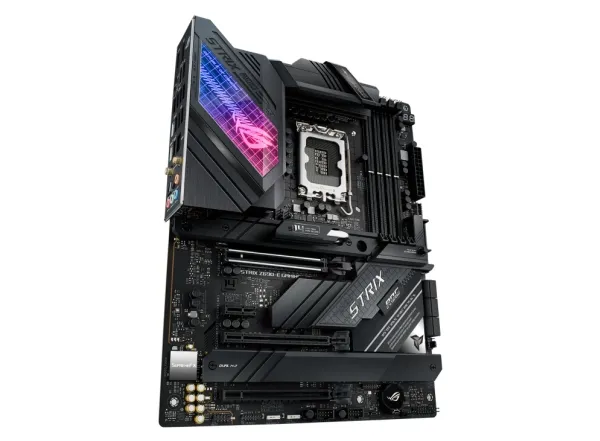 ASUS ROG STRIX Z690-E GAMING WIFI - Bundkort - ATX - LGA1700 sokkel - Z690 Chipset - USB-C Gen 2x2, USB-C Gen2, USB 3.2 Gen 1, USB 3.2 Gen 2 - 2.5 Gigabit LAN, Wi-Fi, Bluetooth - onboard grafik (CPU påkrævet) - HD Audio (8-kanaler)