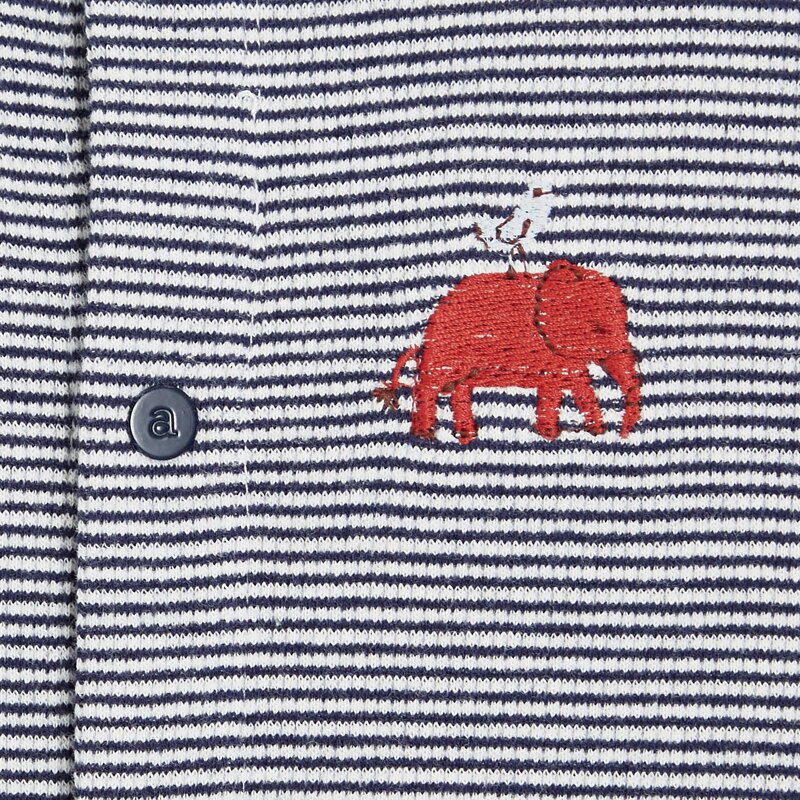 Combishort bébé en coton bio bleu Absorba Bleu