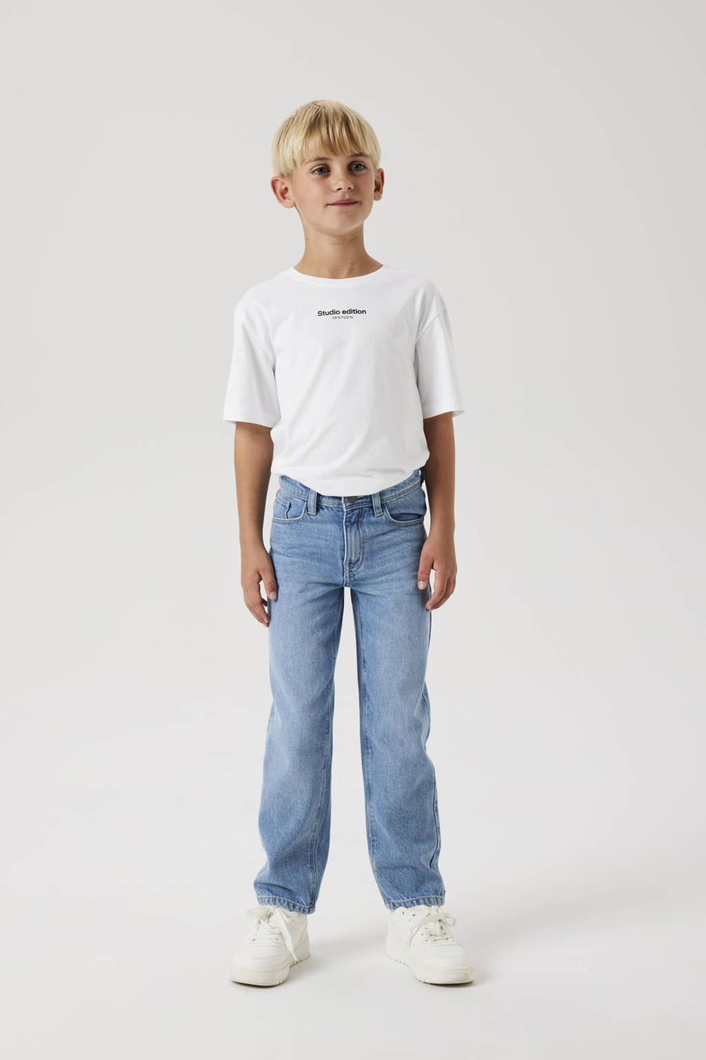 NAME IT straight leg jeans light blue denim