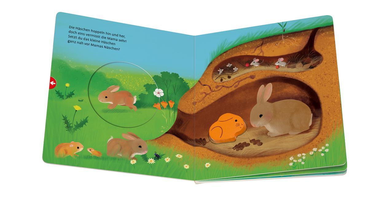 Spiel mit den Tierkindern! Mein buntes Holzpuzzle-Buch