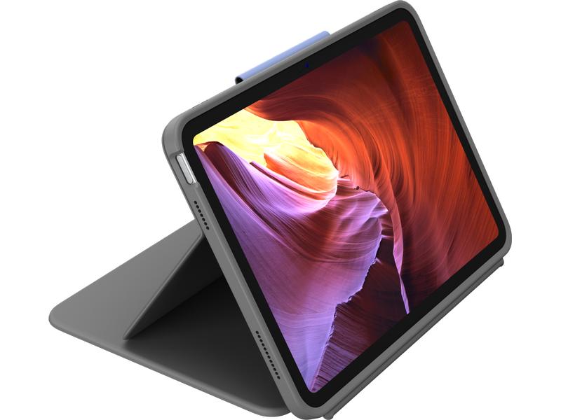 Logitech Tablet Tastatur Cover Rugged Folio iPad (10. Gen, Schutzhülle mit integrierter Tastatur für Apple iPad 10.9