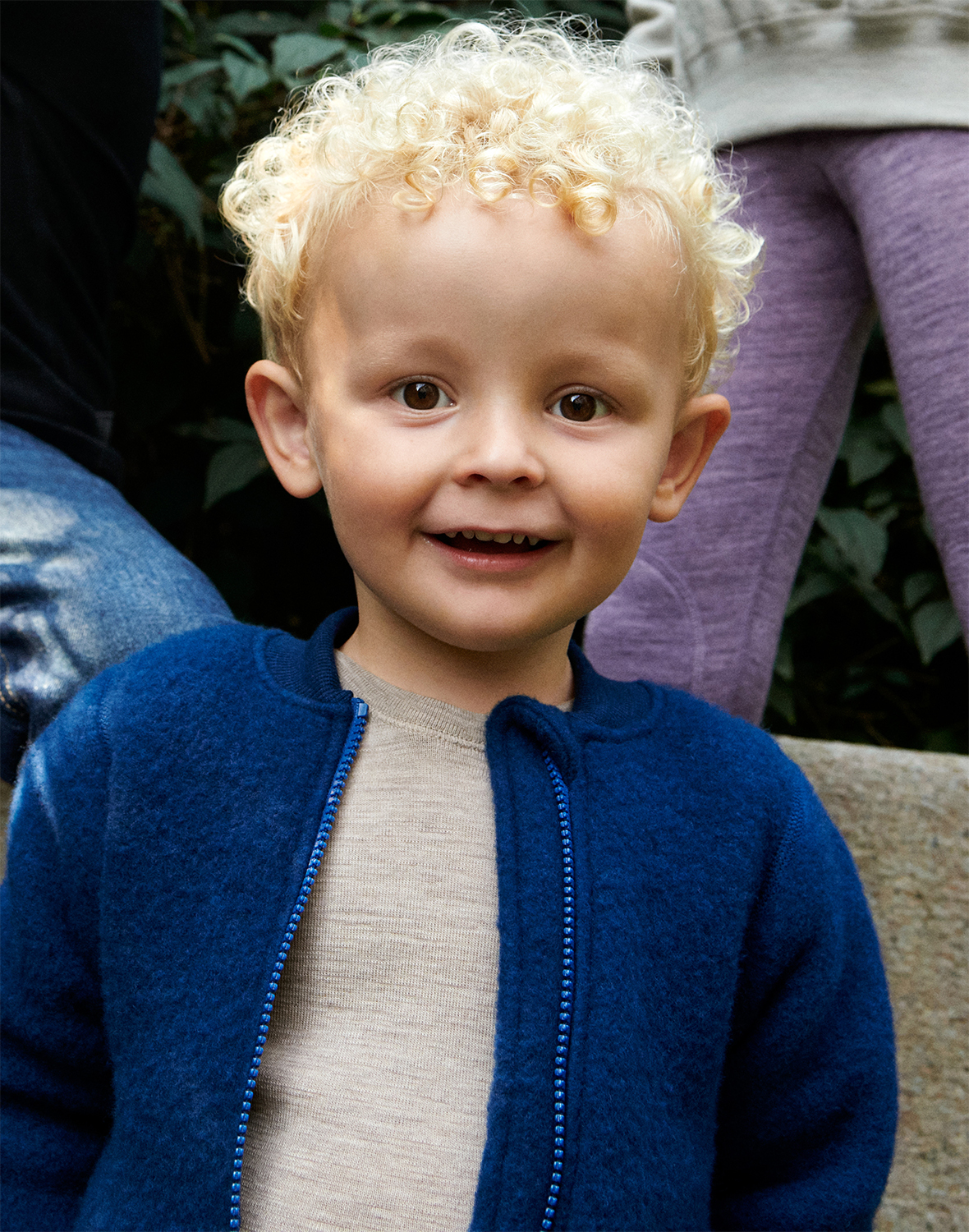 Fleecevest van merinowol voor baby's
