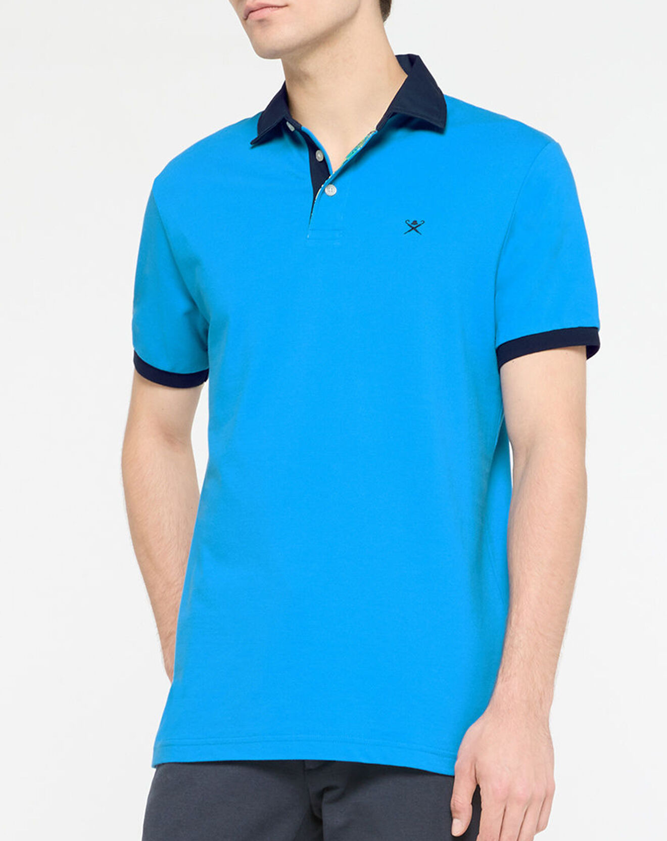 Hackett London Polo Regular Fit bleu moyen