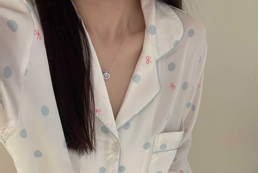 GOUB - Gestippelde pyjamaset