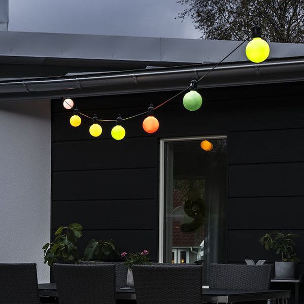 Konstsmide - Snoer 10 LED Globe Verlichting - 5 Meter - Pastel Wit