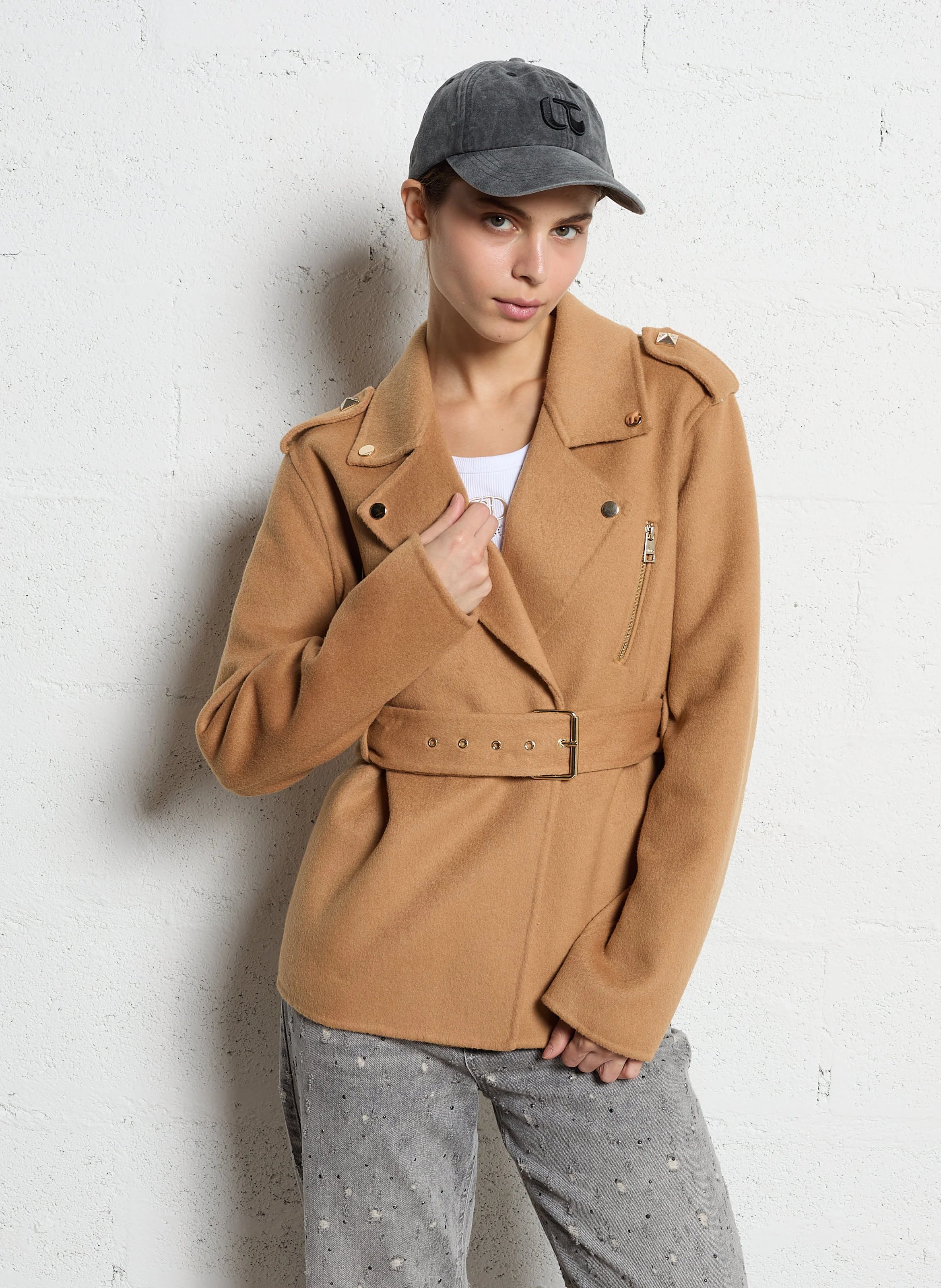 Veste motarde| Kaki