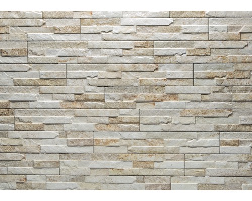Porseleinen gevelbekledingspanelen Bologna Cream 8 x 44,5 cm