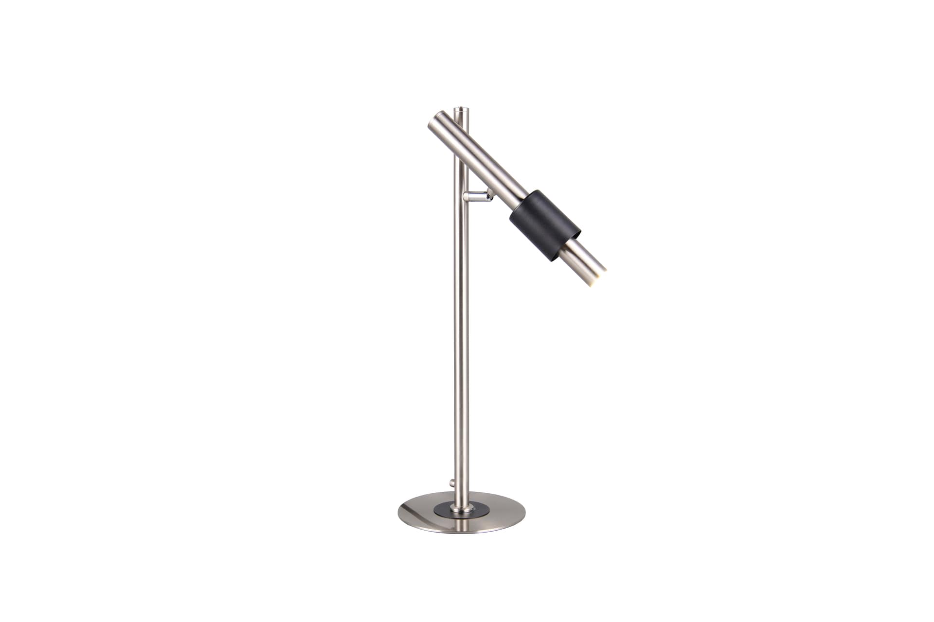 TRIO LED Tischlampe TRS IKARIS nickelfarbig