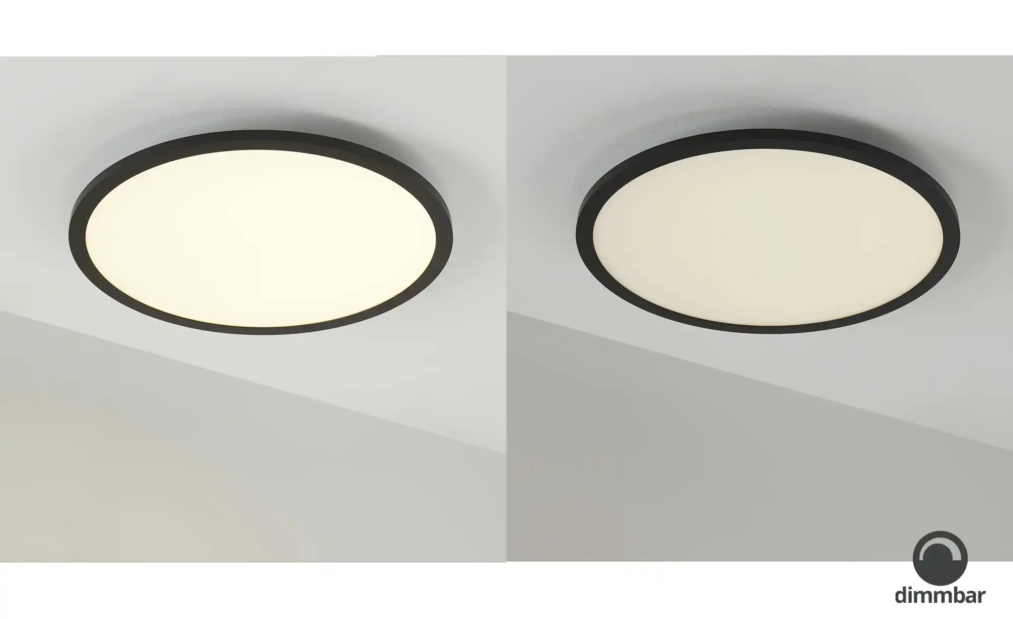 Paul Neuhaus LED-Deckenleuchte, Schwarz, rund