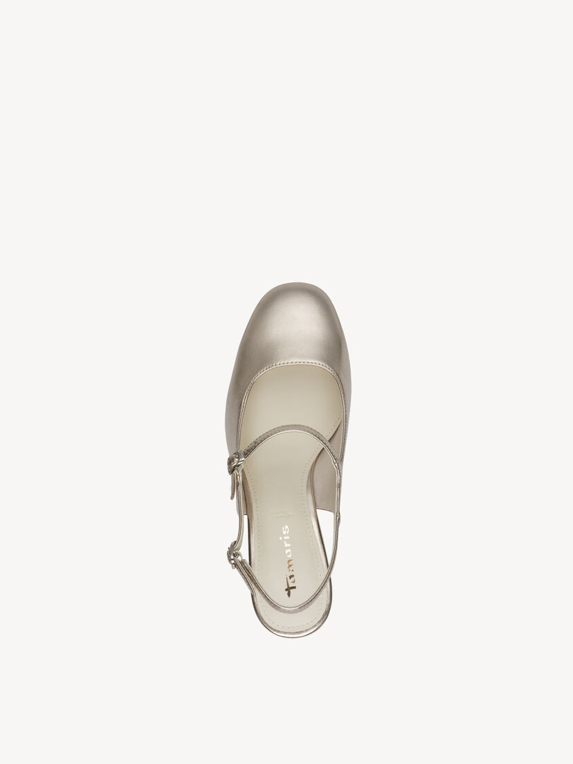 Slingpumps - metallic