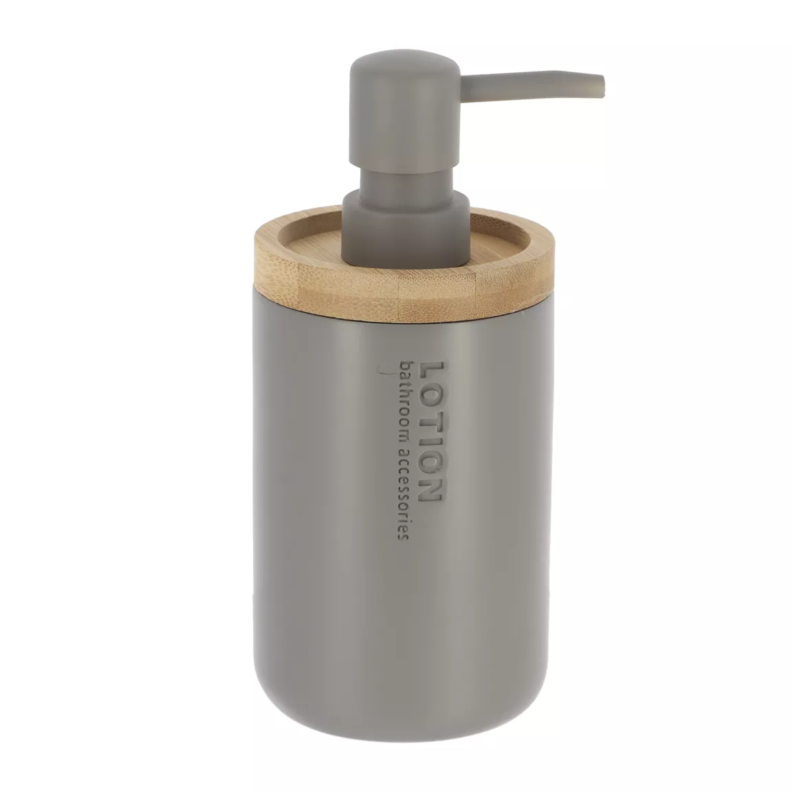 Set d'accessoires salle de bain Purebamboo Gris