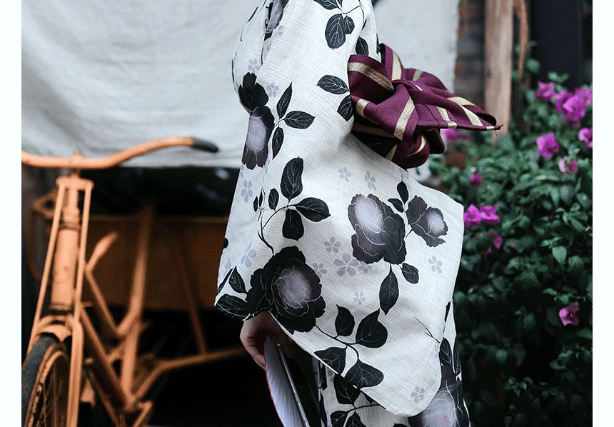 Bloomsoon - Kimonokostuum / set met bloemenprint