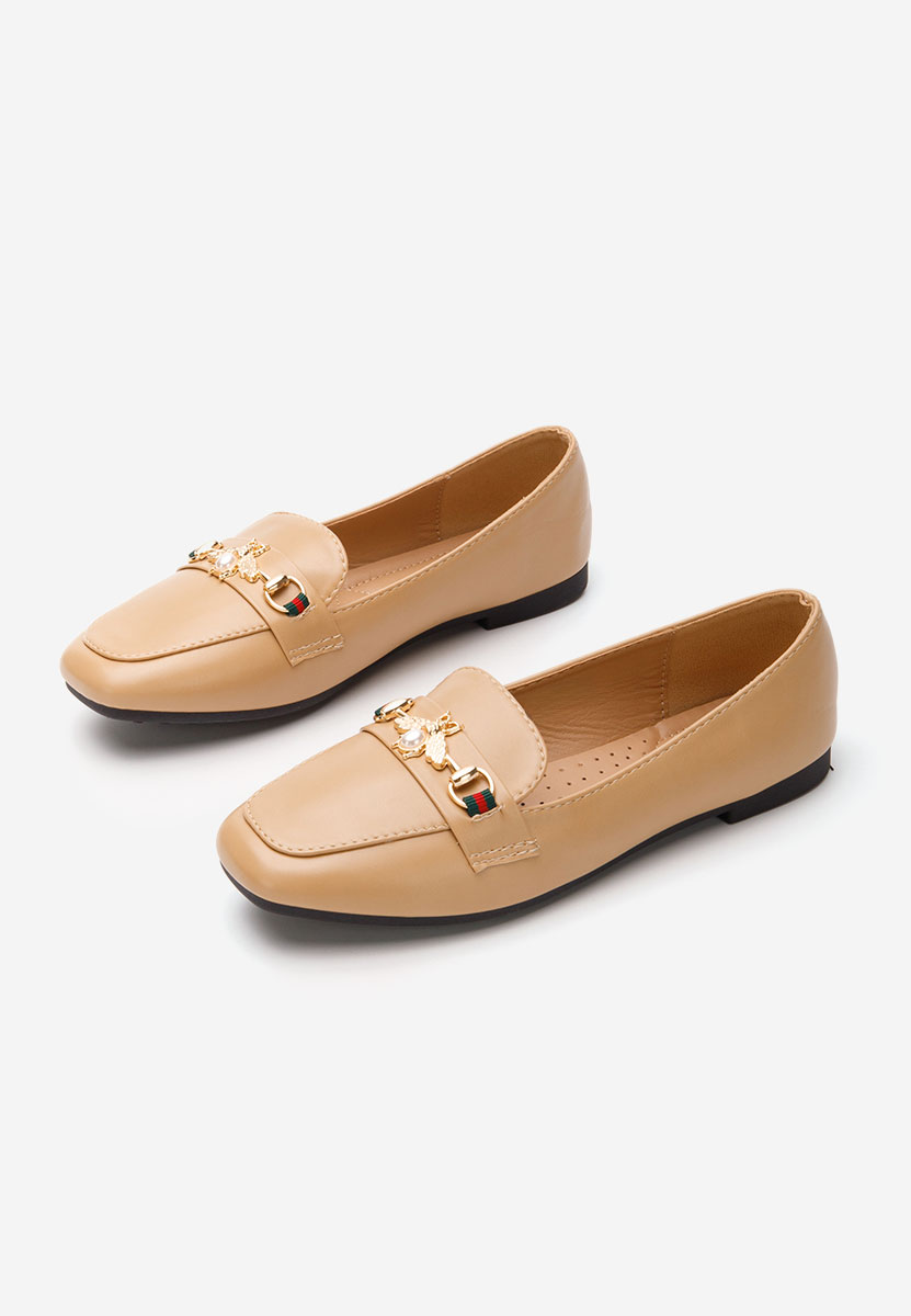Mocassins élégants femme kaki Tamera
