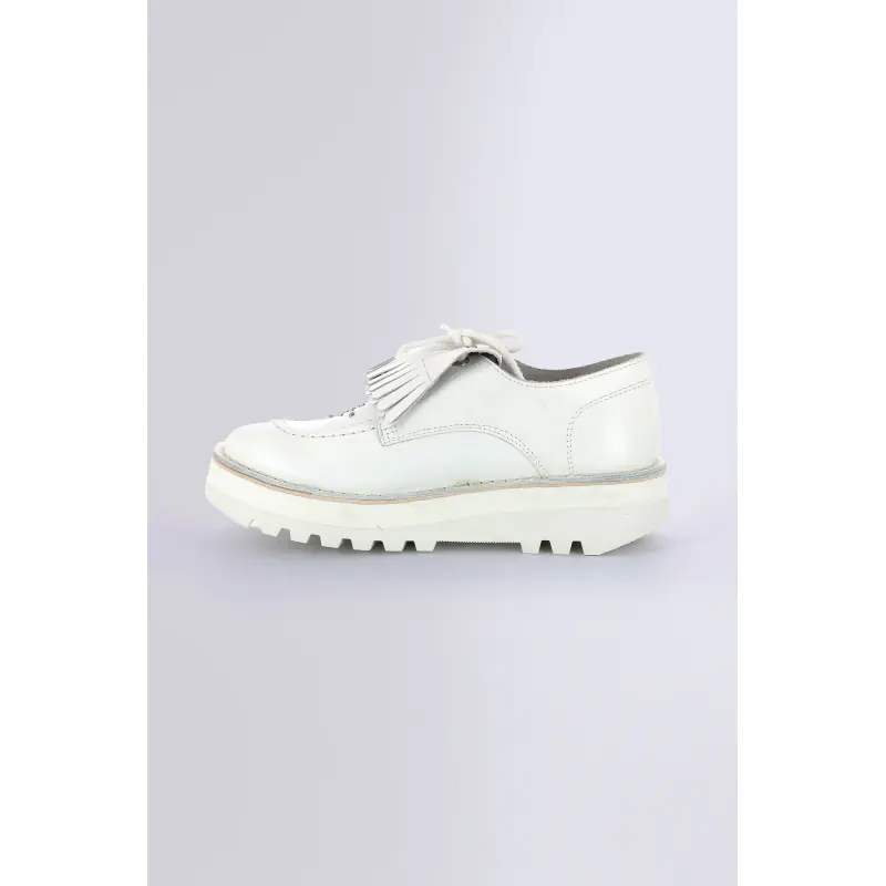KICKOUCLASS BLANC DERBIES Cuir Femme