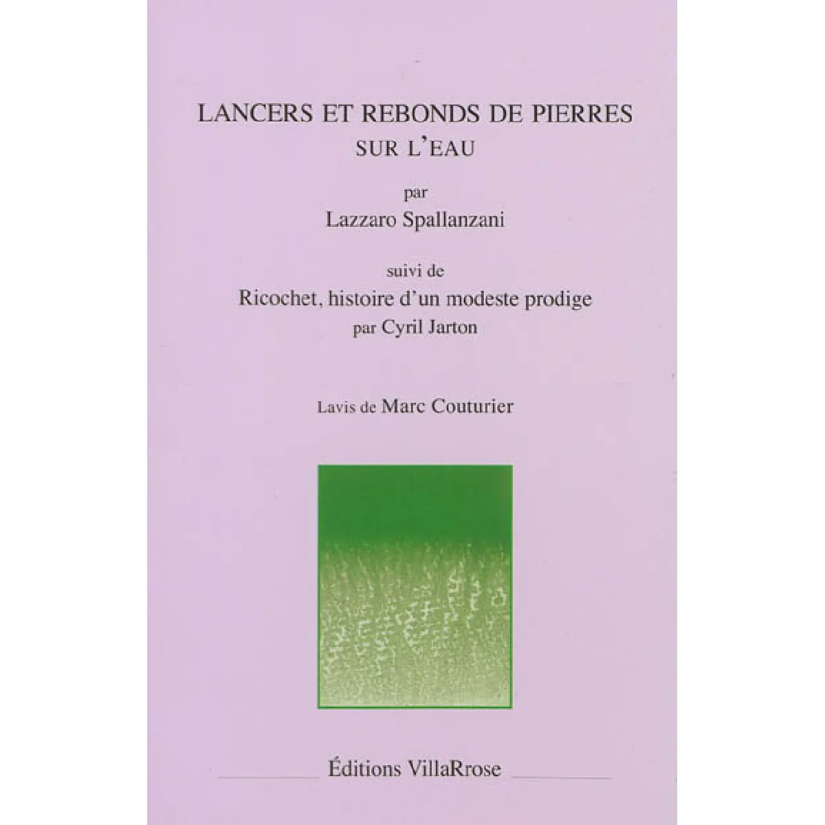 Lancers et rebonds de pierres sur l'eau. Ricochet, histoire d'un modeste prodige · Occasion