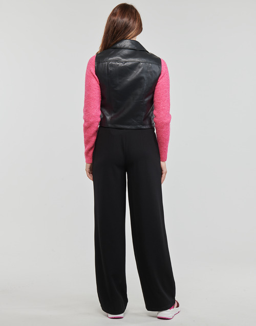 JDY - JDYNEWETTA FAUX LEATHER WAISTC. OTW SIE - Noir