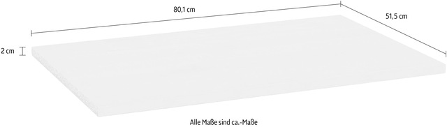 WIEMANN Einlegeboden 1 Stk. tlg.