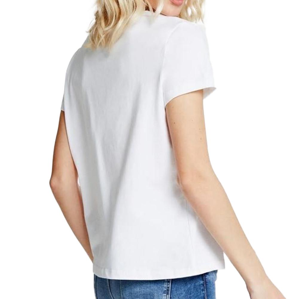 Guess T-shirt Blanc Femme Guess Madrid