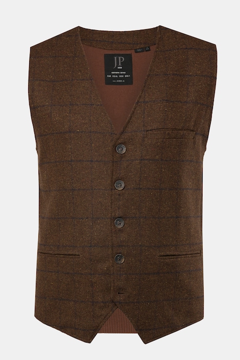 JP 1880 Weste, Karo, Strickrücken, bis 7 XL