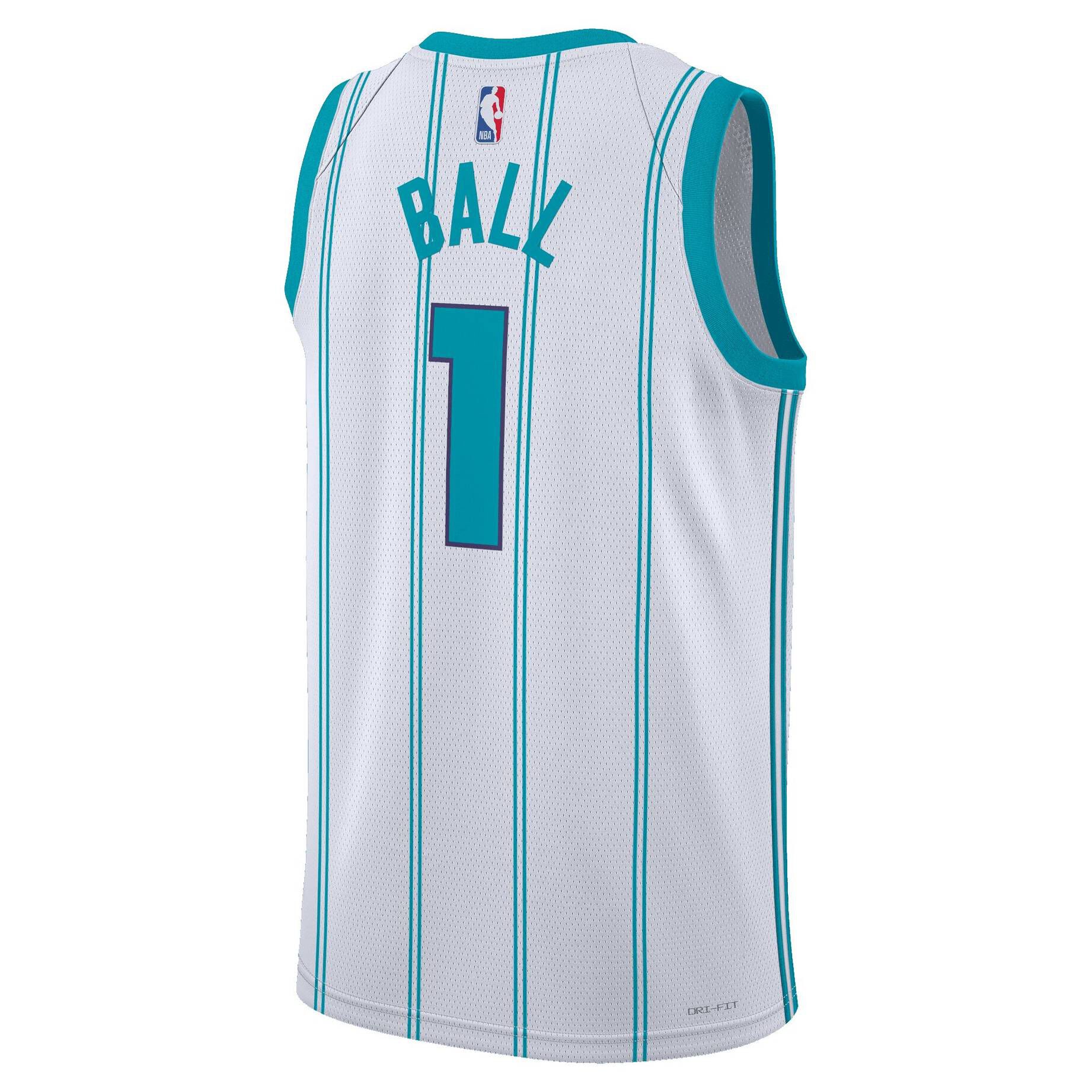 Nike| NBA-CHARLOTTE HORNETS-BALL-LAMELO-SWINGMAN JERSEY