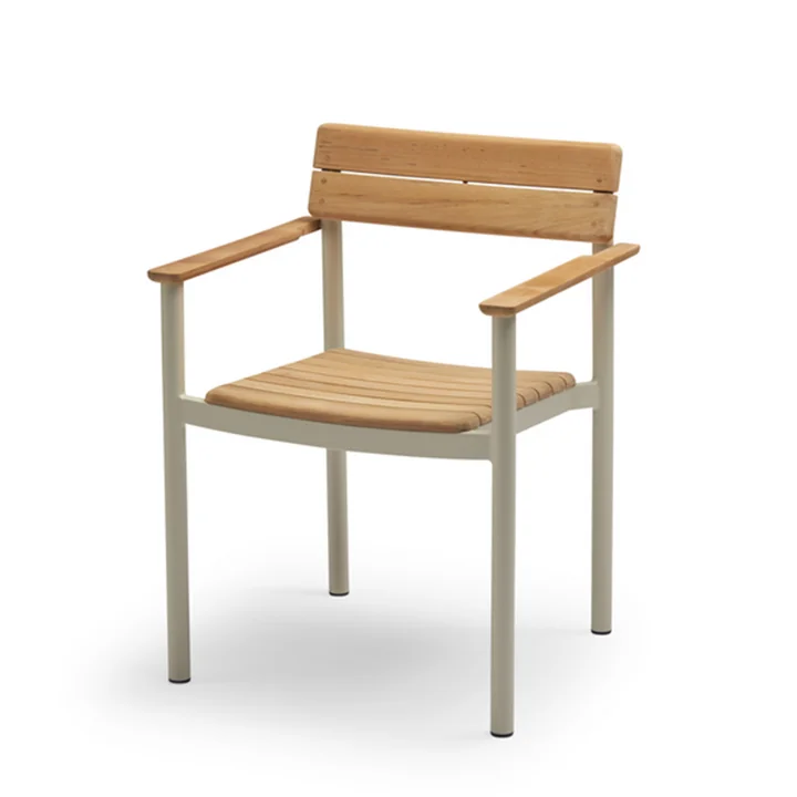 Fritz Hansen - Skagerak Pelagus Armlehnstuhl, Teak / elfenbein