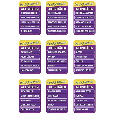 Mattel Games Pictionary Air Extension Pack Activities