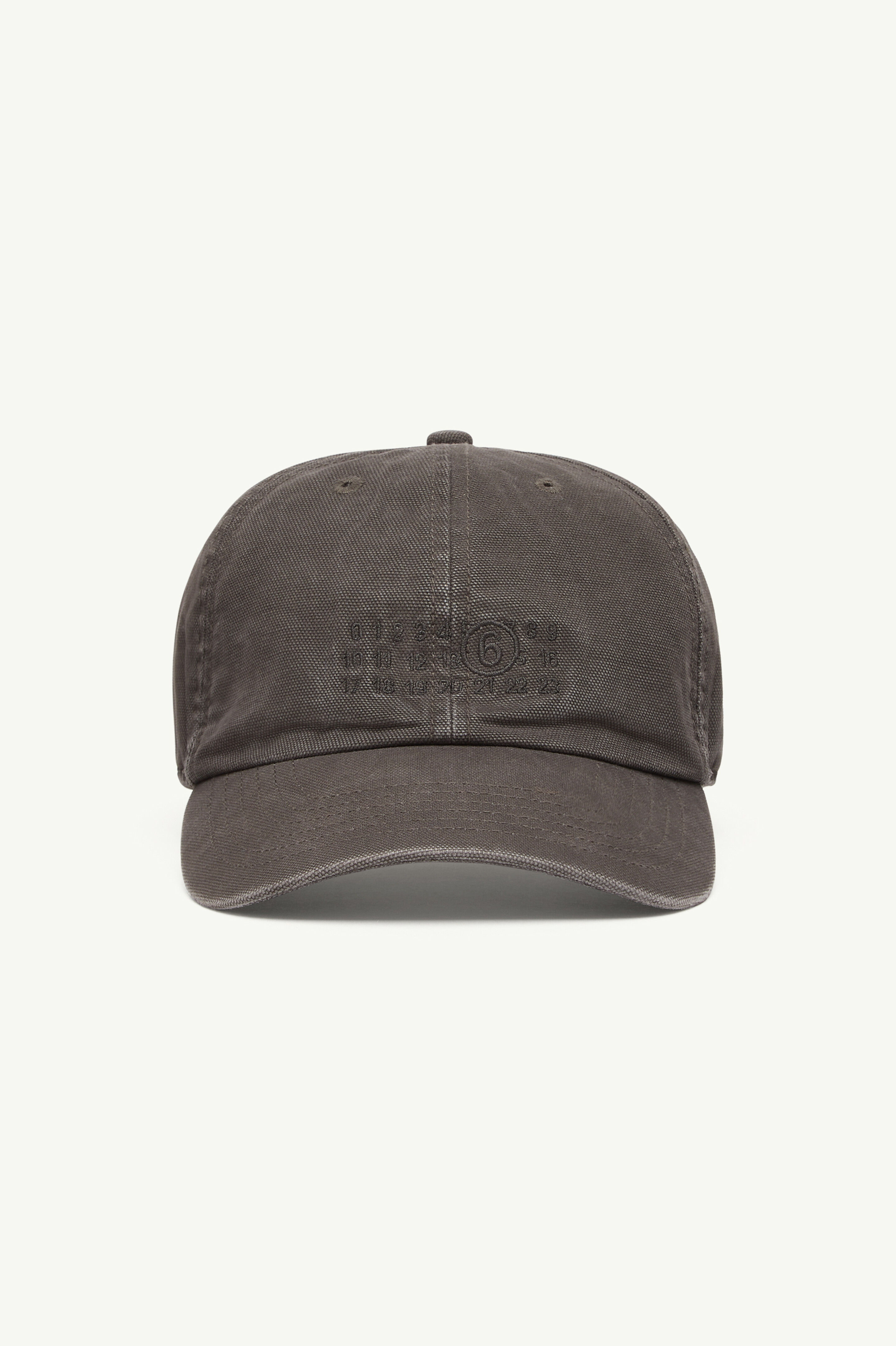 Casquette de baseball en coton pour homme | MM6 Gris