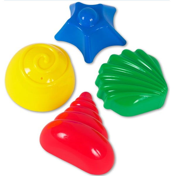 VedesSandspielzeug Sandformen Ozean 4 teilig