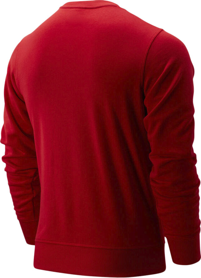 New Balance Essentials Stacked Logo Sweatshirt Rød