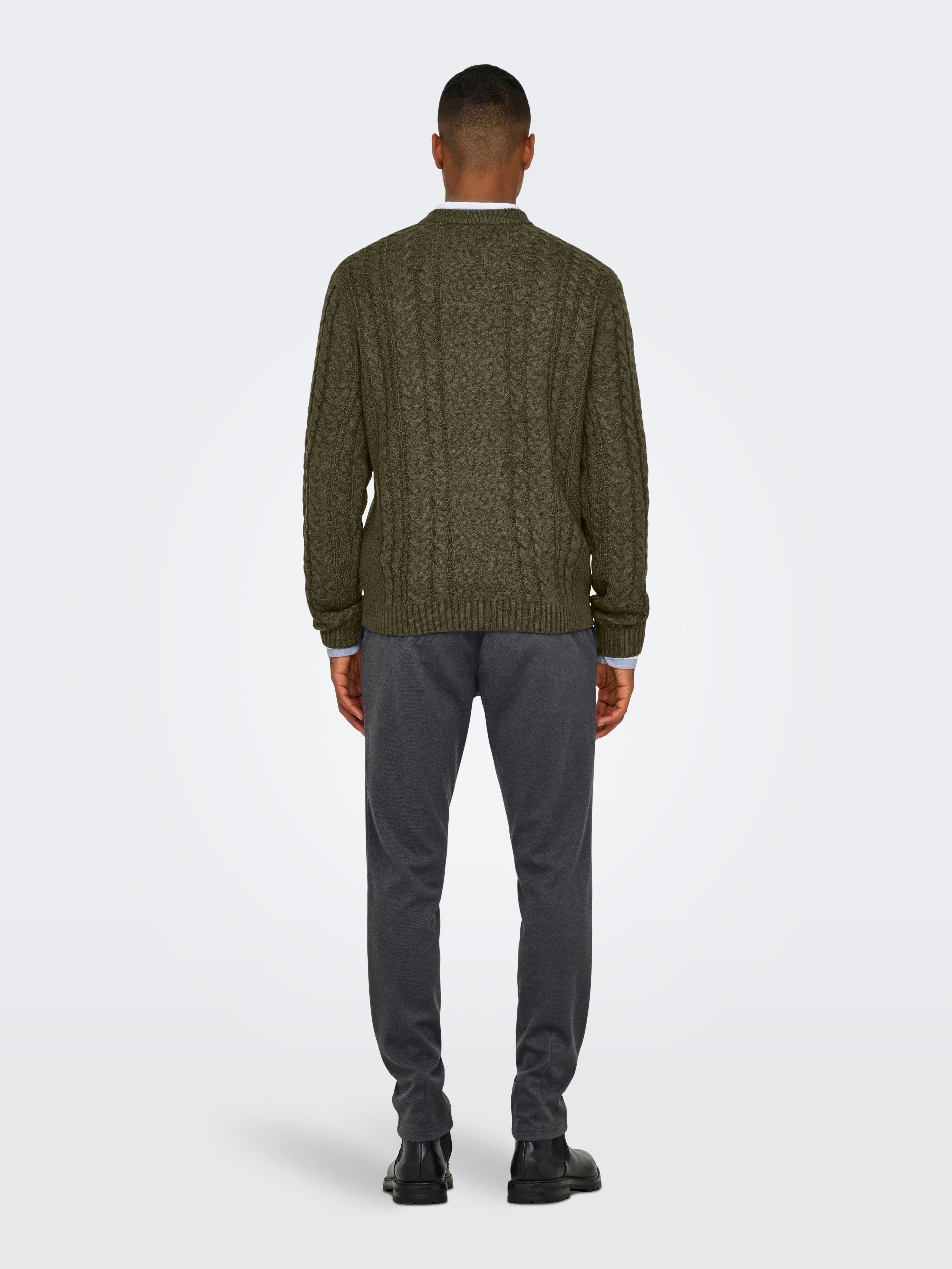 ONSFLETCHER Pullover Olive Night