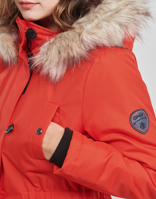 Only - ONLIRIS FUR WINTER PARKA CC OTW - Rouge
