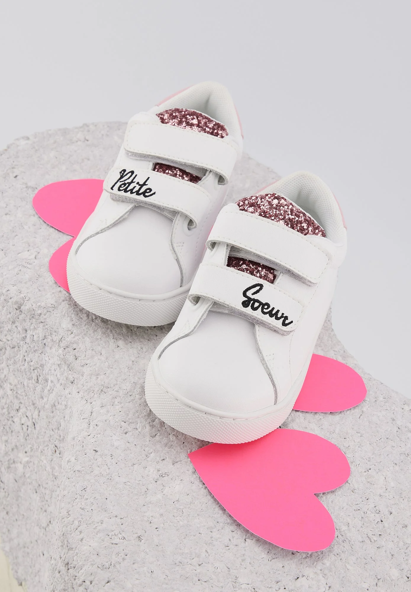 MINI EDITH PETITE SOEUR - Sneakers en cuir | Blanc