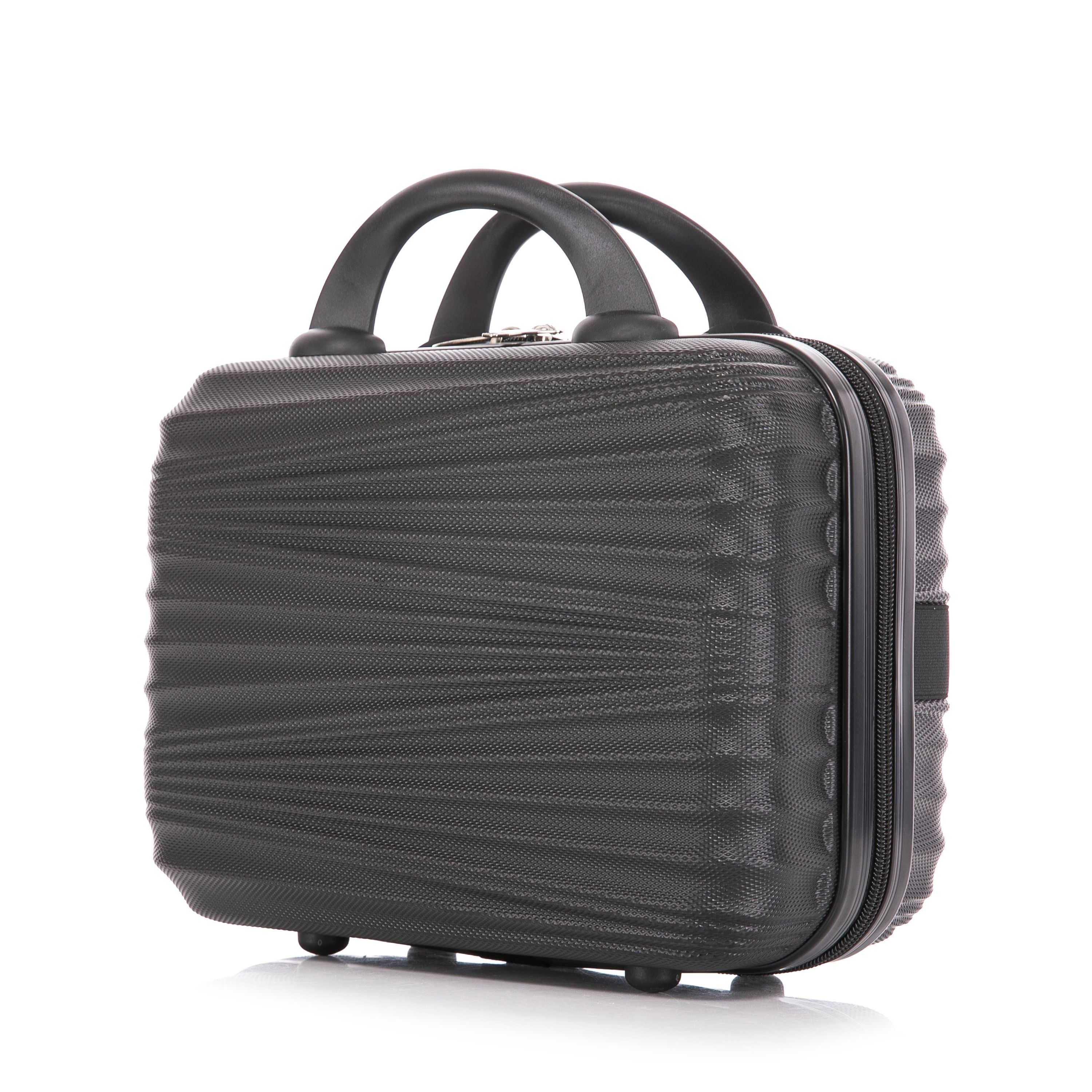 Reisekoffer Hartschalenkoffer NIA 3er Set schwarz