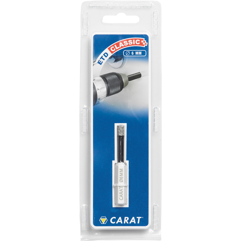 Carat droogboor voor (accu) boormachine, etdc classic Ø6mm