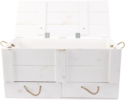 Vintage XXL ladekast, wit, 85x43x42 cm