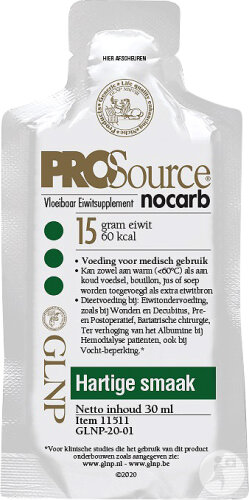 ProSource No Carb Goût Salé Sachets 42x30ml