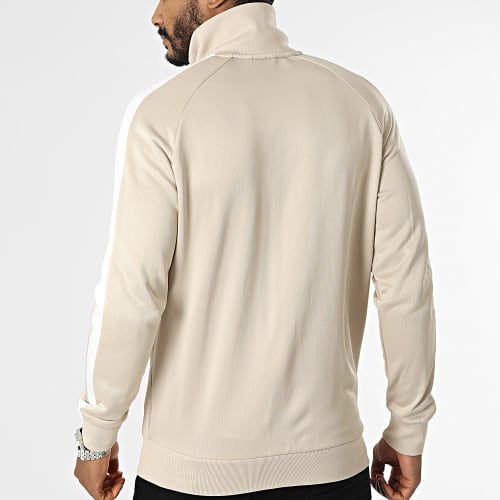 Veste Zippée A Bandes T7 Iconic 539484 Beige