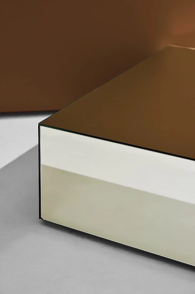Ponti bord i speilglass 80x80 cm