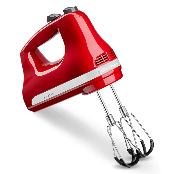 Batteur à main électrique 6 vitesses 60 W rouge empire 5KHM6118EER Kit