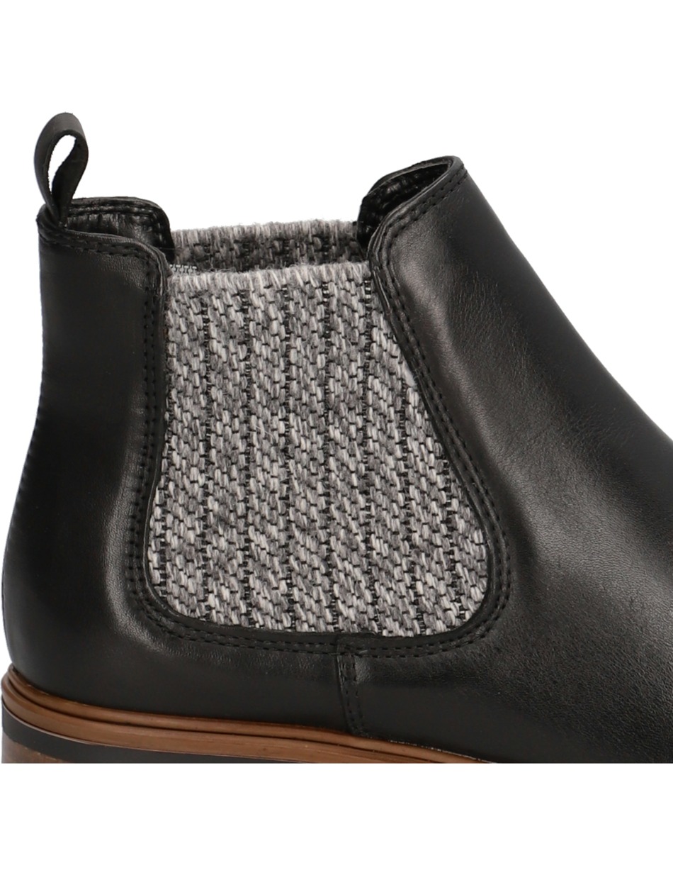 Glattleder Chelsea Boot